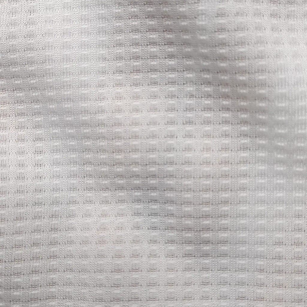 Player Waffle Grid 150 GSM white sports fabric