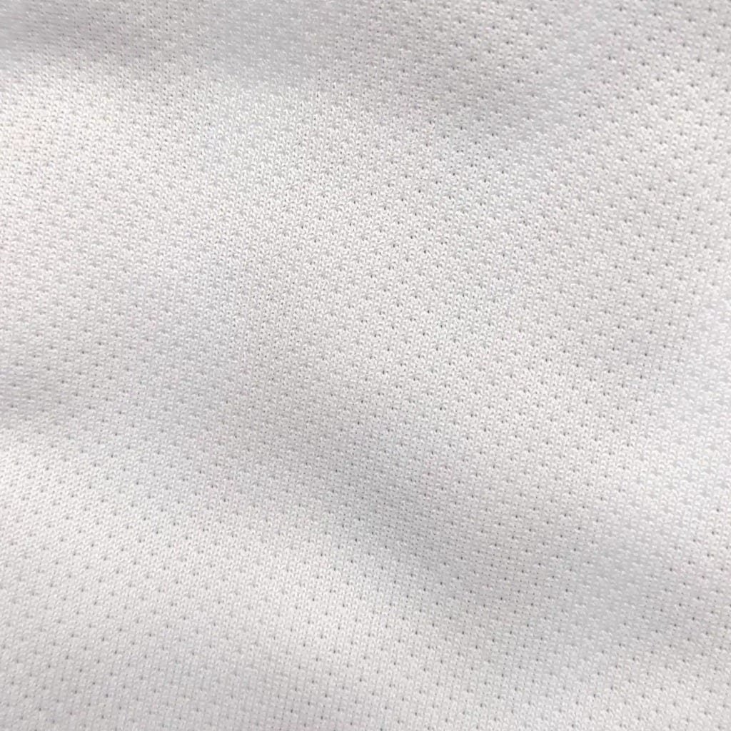 Needle-Pique Knit 150 GSM white sports fabric