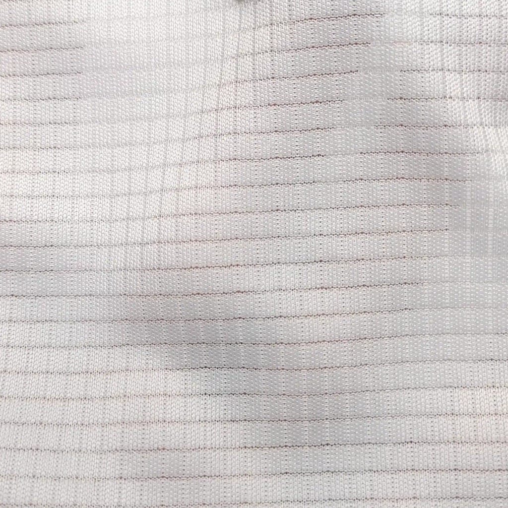 Light Grid Jersey 120 GSM white sports fabric