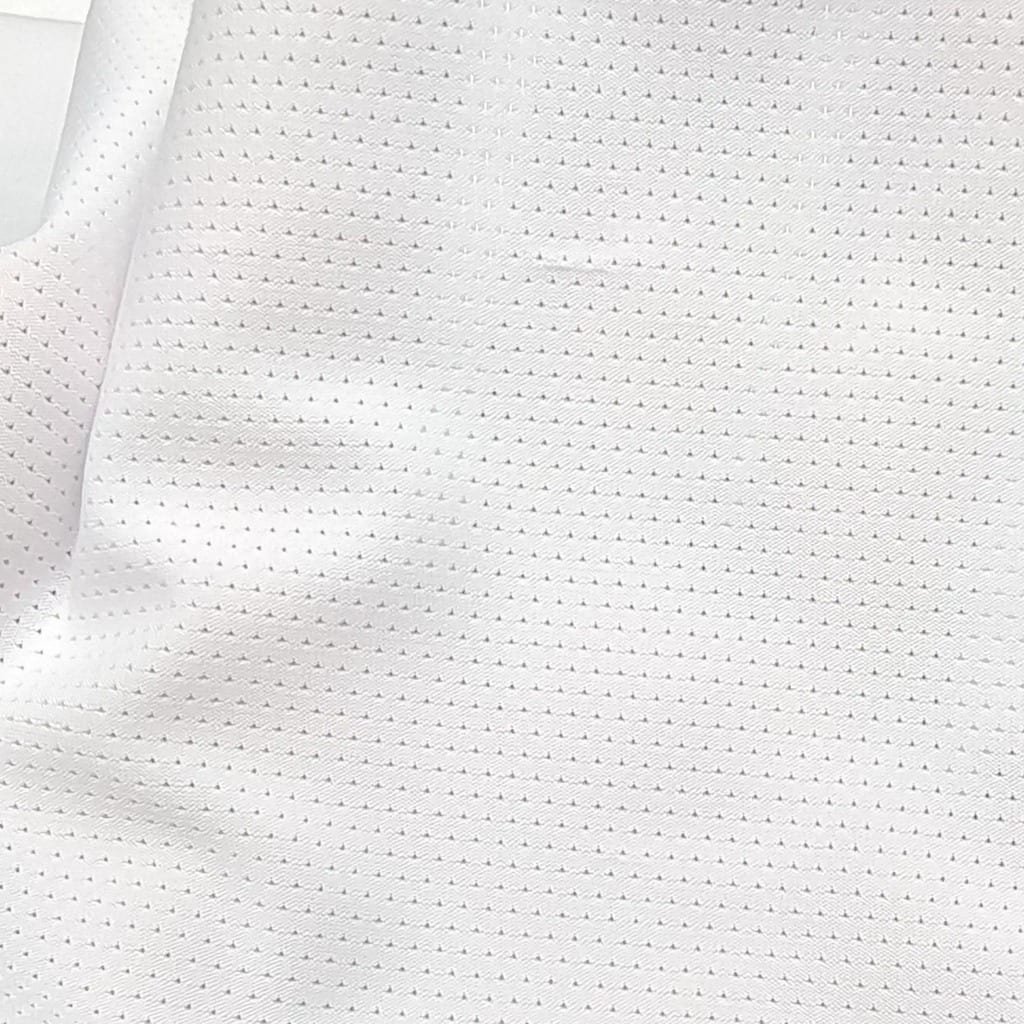 Raindrop Dot Mesh white sports fabric
