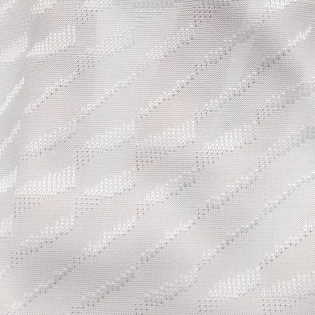 Adidas-Style Wave Jacquard 160 GSM white sports fabric