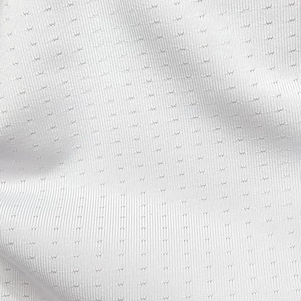 Butterfly Mesh 160 GSM white sports fabric