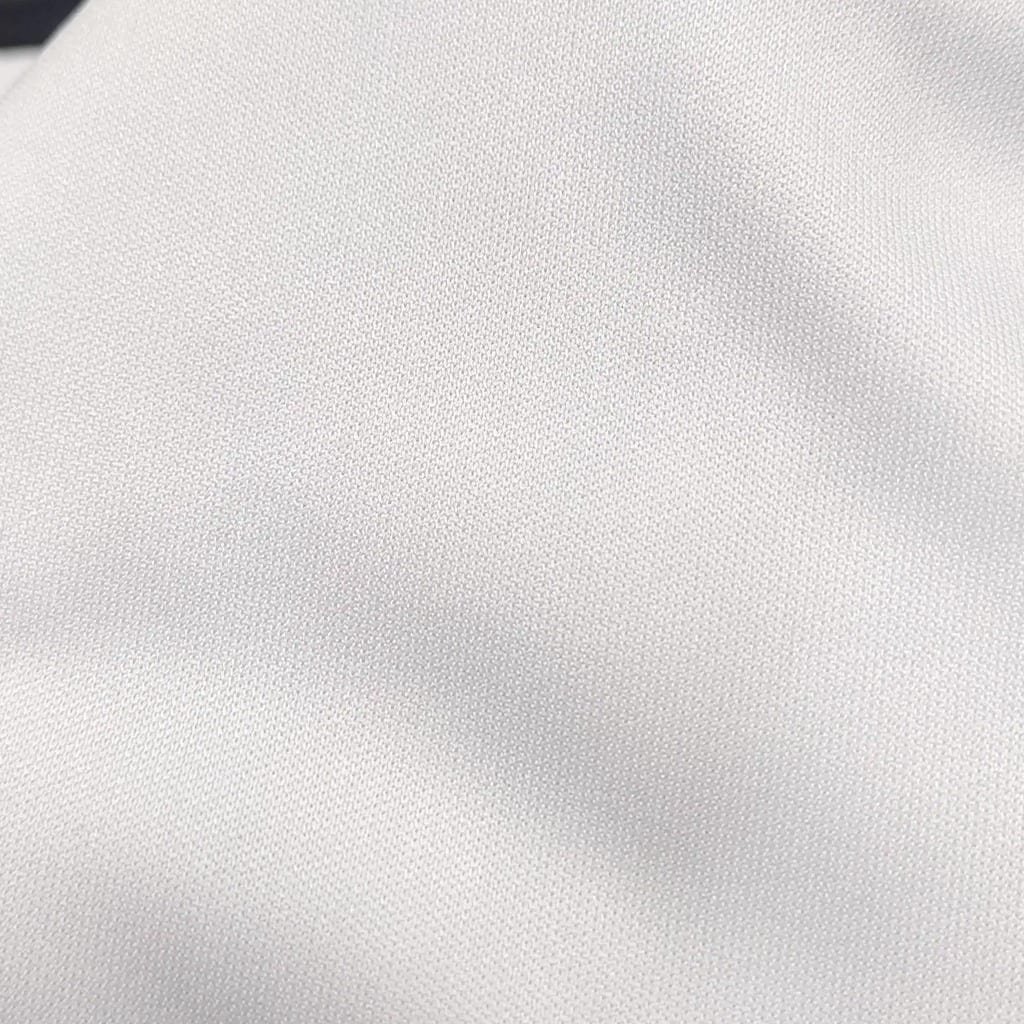 Double-Face Smooth Knit 150 GSM white sports fabric