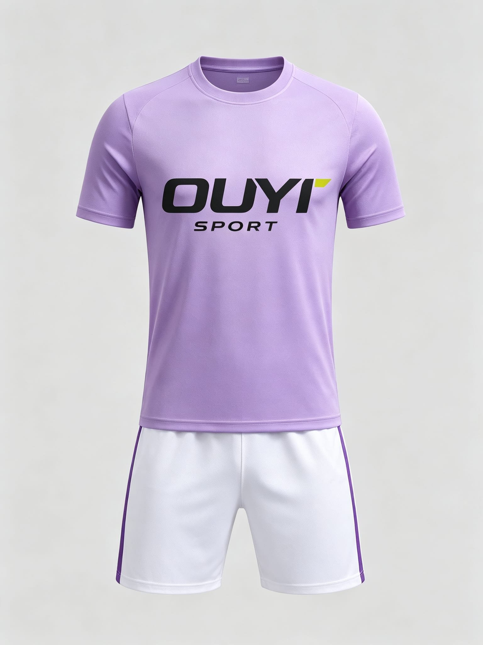 DE014 custom soccer uniform set front view
