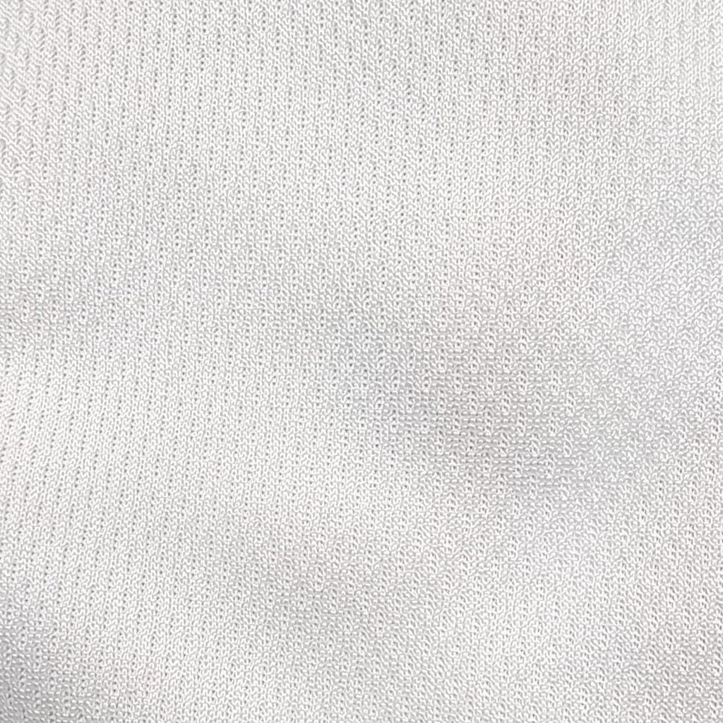 Plain Interlock 160 GSM white sports fabric